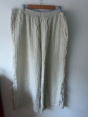 Aerie Off-Duty Seersucker Side Tie Trouser PJ
